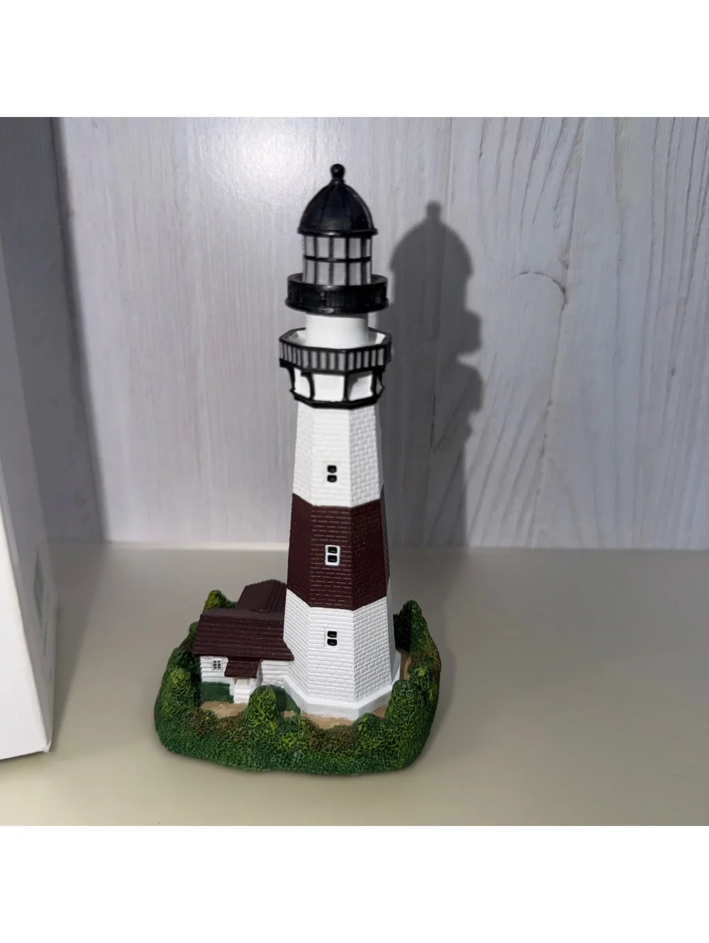 Lefton Historic American Lighthouse Montauk Point Figurine CCM12189 1998 w/ Box